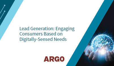 Lead Generation Engaging Consumers Based on Digitally-Sensed Needs